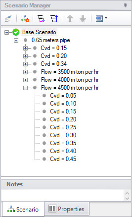 The Scenario Manager on the Quick Access Panel can be used to clone scenarios to easily create additional constant throughput cases